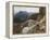 The Interior of the Cathar Castle of Queribus in Languedoc-Roussillon, France, Europe-David Clapp-Framed Premier Image Canvas