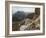 The Interior of the Cathar Castle of Queribus in Languedoc-Roussillon, France, Europe-David Clapp-Framed Photographic Print