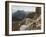 The Interior of the Cathar Castle of Queribus in Languedoc-Roussillon, France, Europe-David Clapp-Framed Photographic Print