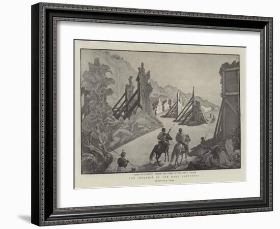 The Interior of the Dark Continent-Henri Lanos-Framed Giclee Print