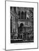 The Interior of the Mosque of Santa Sophia, Constantinople, Turkey, 19th Century-null-Mounted Giclee Print