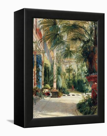 The Interior of the Palm House, 1832-1833-Carl Blechen-Framed Premier Image Canvas