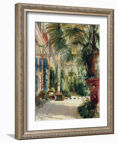 The Interior of the Palm House. 1832-Carl Blechen-Framed Giclee Print