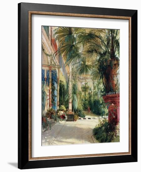 The Interior of the Palm House. 1832-Carl Blechen-Framed Giclee Print