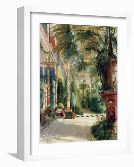 The Interior of the Palm House. 1832-Carl Blechen-Framed Giclee Print