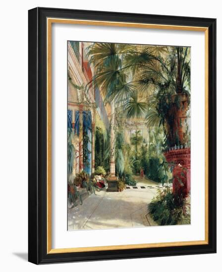 The Interior of the Palm House. 1832-Carl Blechen-Framed Giclee Print