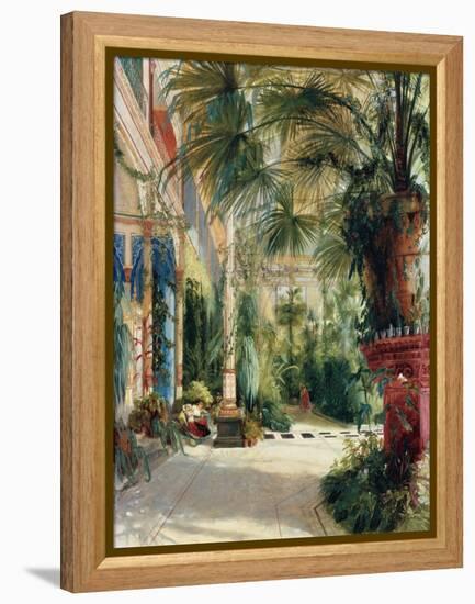 The Interior of the Palm House. 1832-Carl Blechen-Framed Premier Image Canvas
