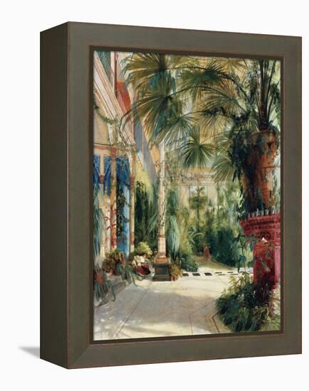 The Interior of the Palm House. 1832-Carl Blechen-Framed Premier Image Canvas