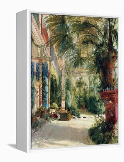 The Interior of the Palm House. 1832-Carl Blechen-Framed Premier Image Canvas