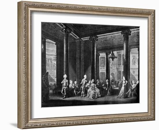 The Interior of the Pantheon in Oxford Road, 1772-Richard Earlom-Framed Giclee Print