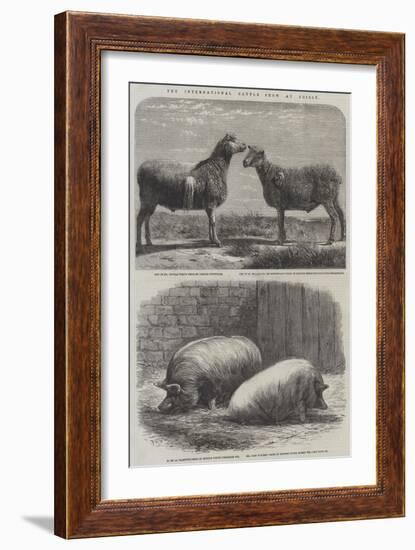 The International Cattle Show at Poissy-Friedrich Wilhelm Keyl-Framed Giclee Print