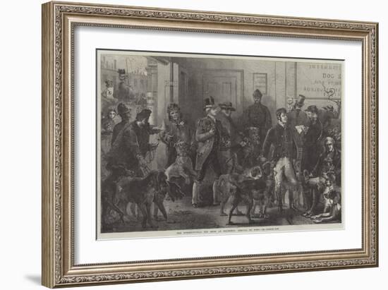 The International Dog Show at Islington, Arrival of Dogs-Harden Sidney Melville-Framed Giclee Print