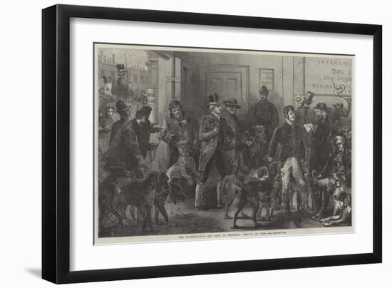 The International Dog Show at Islington, Arrival of Dogs-Harden Sidney Melville-Framed Giclee Print