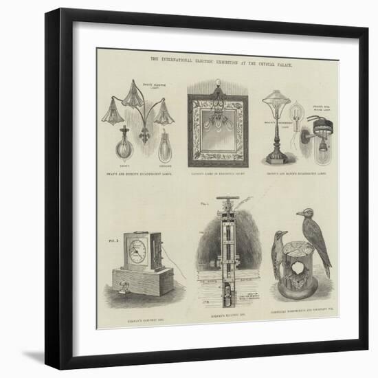 The International Electric Exhibition at the Crystal Palace-null-Framed Giclee Print