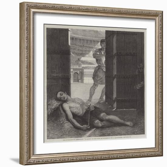 The International Exhibition, A Martyr in the Reign of Diocletian-Ernest Slingeneyer-Framed Giclee Print