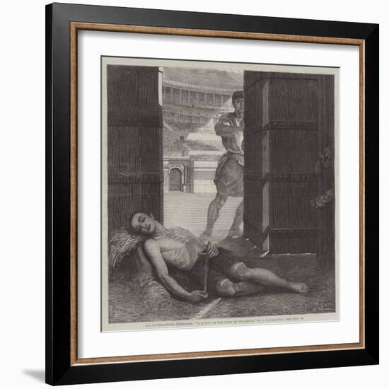 The International Exhibition, A Martyr in the Reign of Diocletian-Ernest Slingeneyer-Framed Giclee Print