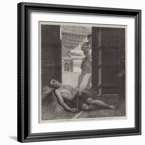 The International Exhibition, A Martyr in the Reign of Diocletian-Ernest Slingeneyer-Framed Giclee Print