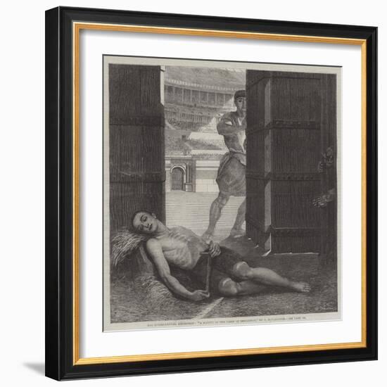 The International Exhibition, A Martyr in the Reign of Diocletian-Ernest Slingeneyer-Framed Giclee Print