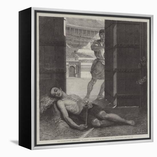 The International Exhibition, A Martyr in the Reign of Diocletian-Ernest Slingeneyer-Framed Premier Image Canvas