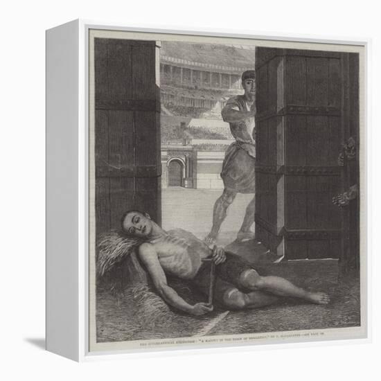 The International Exhibition, A Martyr in the Reign of Diocletian-Ernest Slingeneyer-Framed Premier Image Canvas