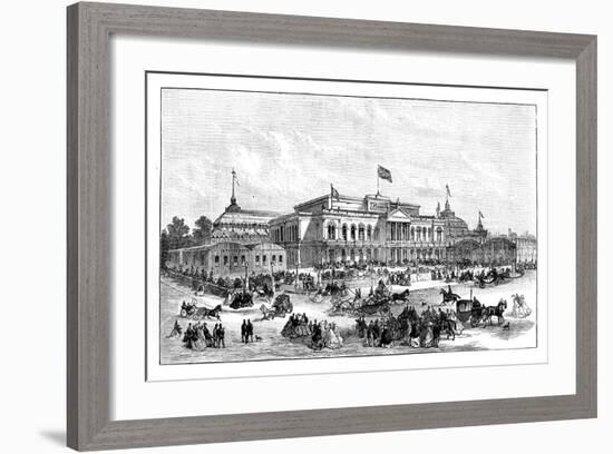 The International Exhibition, Dublin, Ireland, 1865-null-Framed Giclee Print