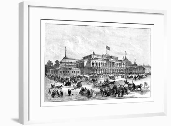 The International Exhibition, Dublin, Ireland, 1865-null-Framed Giclee Print