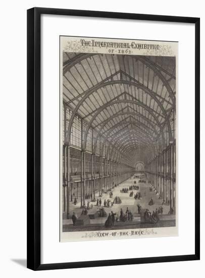 The International Exhibition of 1862, View of the Nave-null-Framed Giclee Print