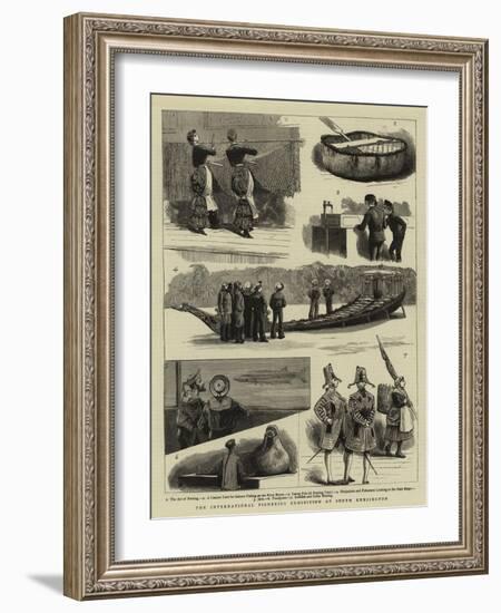 The International Fisheries Exhibition at South Kensington-null-Framed Giclee Print