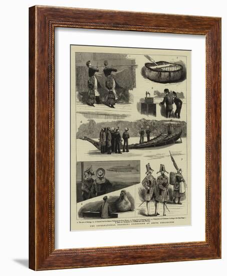 The International Fisheries Exhibition at South Kensington-null-Framed Giclee Print