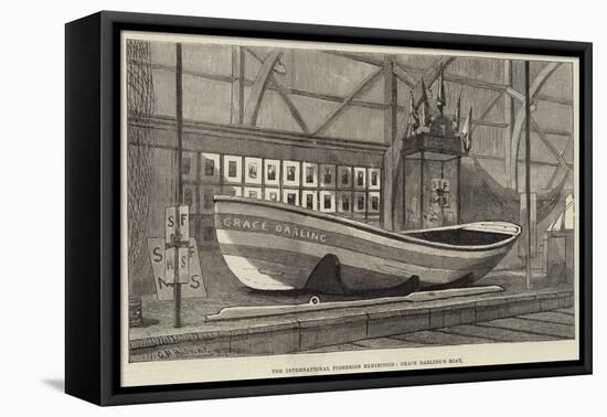 The International Fisheries Exhibition, Grace Darling's Boat-George Henry Andrews-Framed Premier Image Canvas