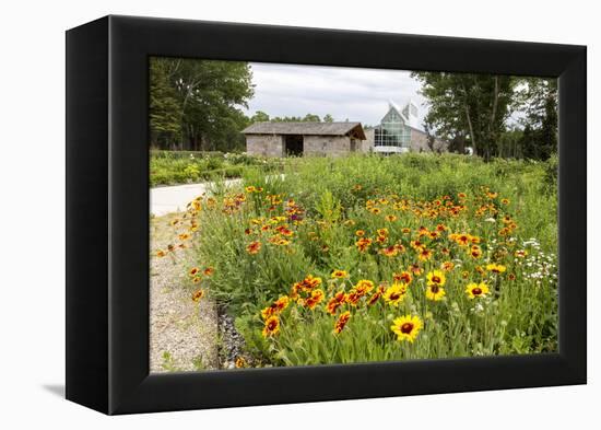 The International Peace Gardens Near Dunseith, North Dakota, USA-Chuck Haney-Framed Premier Image Canvas