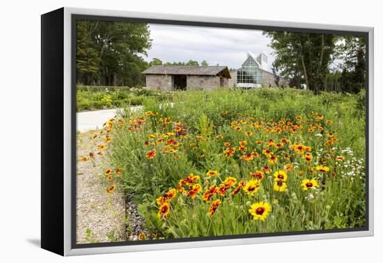 The International Peace Gardens Near Dunseith, North Dakota, USA-Chuck Haney-Framed Premier Image Canvas