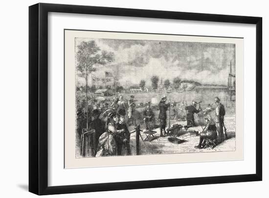 The International Rifle Match at Creedmoor-null-Framed Giclee Print