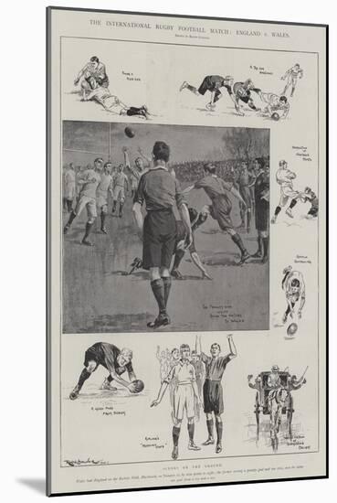 The International Rugby Football Match, England V Wales-Ralph Cleaver-Mounted Giclee Print