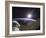The International Space Station Backdropped by the Bright Sun Over Earth's Horizon-Stocktrek Images-Framed Photographic Print