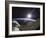 The International Space Station Backdropped by the Bright Sun Over Earth's Horizon-Stocktrek Images-Framed Photographic Print