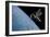 The International Space Station in Orbit Above Earth-null-Framed Photographic Print