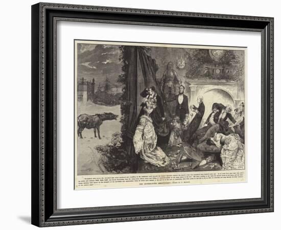 The Interrupted Ghost Story-Frederick Barnard-Framed Giclee Print