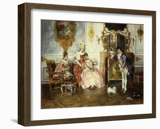 The Interrupted Proposal-Leopold Schmutzler-Framed Giclee Print