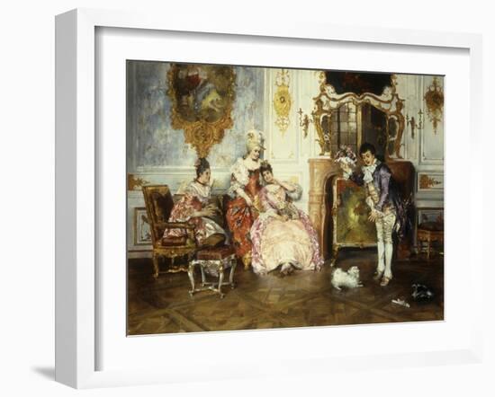 The Interrupted Proposal-Leopold Schmutzler-Framed Giclee Print