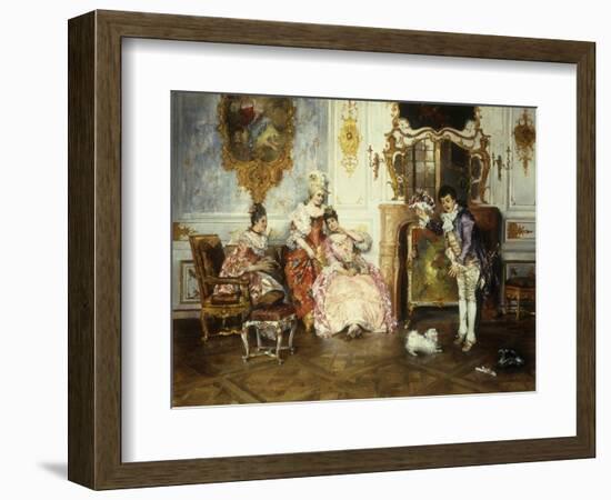 The Interrupted Proposal-Leopold Schmutzler-Framed Giclee Print