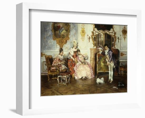 The Interrupted Proposal-Leopold Schmutzler-Framed Giclee Print