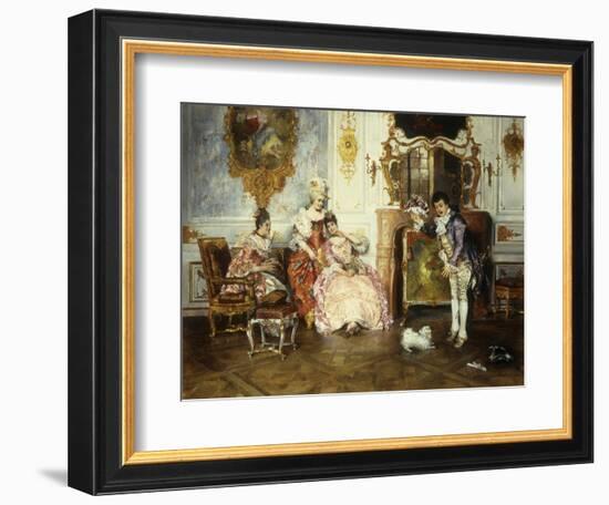 The Interrupted Proposal-Leopold Schmutzler-Framed Giclee Print