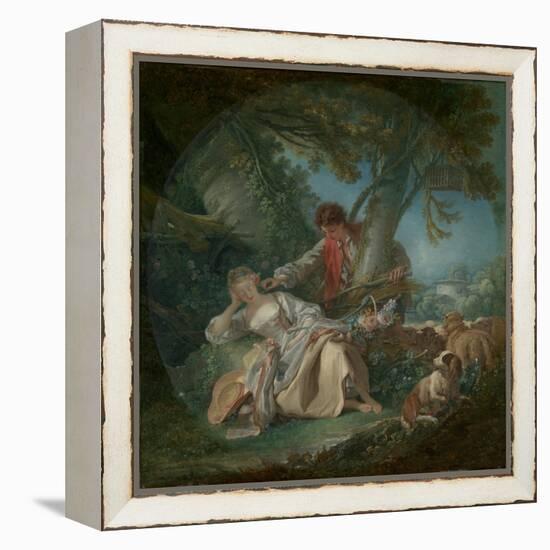 The Interrupted Sleep, 1750-Francois Boucher-Framed Premier Image Canvas