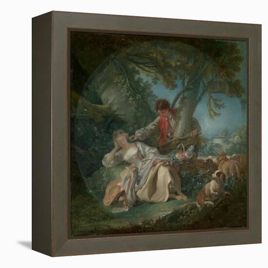 The Interrupted Sleep, 1750-Francois Boucher-Framed Premier Image Canvas