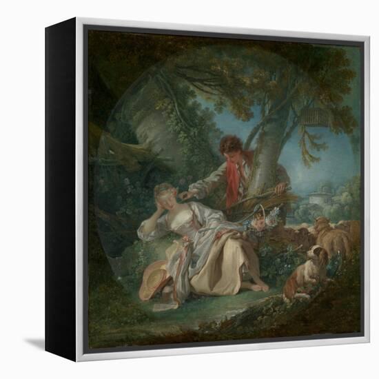 The Interrupted Sleep, 1750-Francois Boucher-Framed Premier Image Canvas