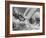 The Intrepid Tipping Into a Sharp Wave-George Silk-Framed Photographic Print