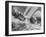 The Intrepid Tipping Into a Sharp Wave-George Silk-Framed Photographic Print