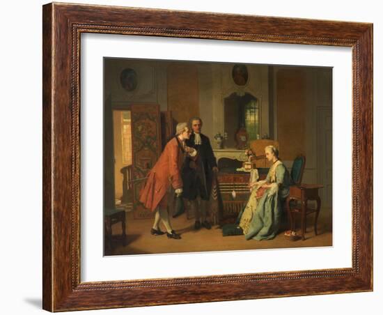 The Introduction, 1865-Jean Carolus-Framed Giclee Print