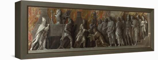 The Introduction of the Cult of Cybele at Rome, C. 1505-Andrea Mantegna-Framed Premier Image Canvas